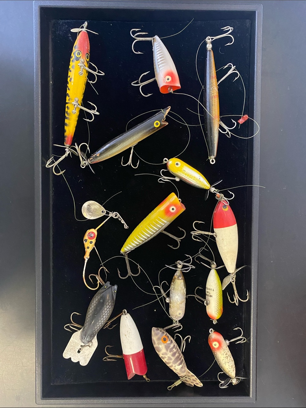 Assorted 14 pc bundle of Vintage Fishing Lures - Multicolor Lot